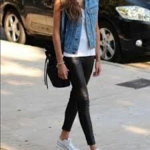 Danier leather leggings size 2